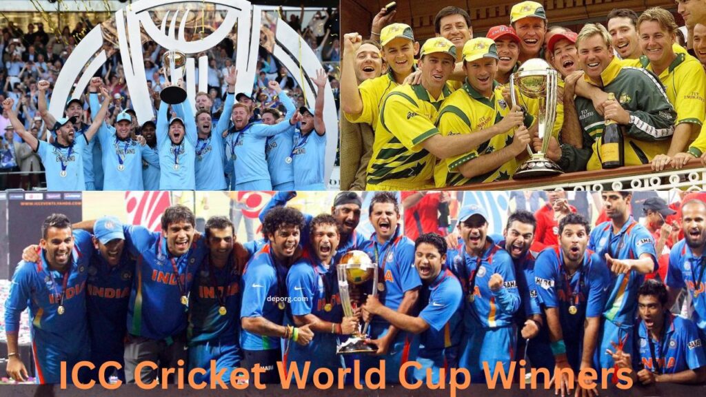 Winners of the ICC Cricket World Cup